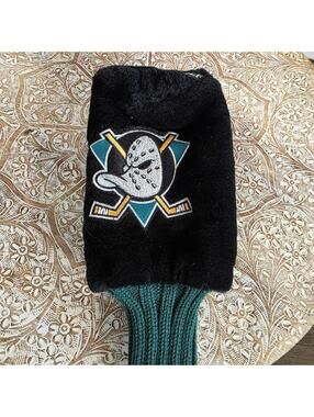 Anaheim Mighty Ducks Golf Club Headcover Ft. The Iconic Goalie Mask Logo Vtg